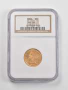 MS64 1886 $5 Liberty Head Gold Half Eagle NGC
