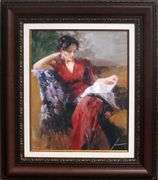 Hand signed Pino on canvas, limited edition with gallery framed