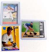 3 Derek Jeter Rookie Football Cards