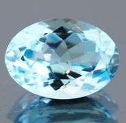Dazzling 7.28ct sky blue Topaz