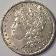 1896 Morgan Silver Dollar, Circulated.