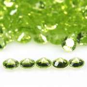 Diamond cut! Unheated! 12.04ct Peridot set