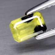 Rare bi-color .56ct blue and yellow Sapphire