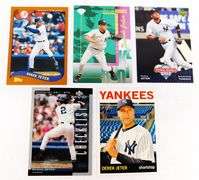 5 Derek Jeter Baseball Cards