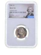 MS67 1946 Jefferson Nickel - 5FS - Graded NGC