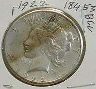 1922-S Peace Dollar, circ