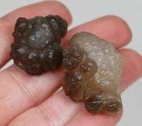Unique 109ct Smoky Grape Agate pair
