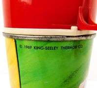 !969 King-Seeley Baseball Thermos