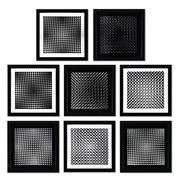 Serie Cinetiques (Set of 8) by Vasarely (1908-1997)