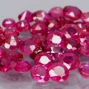 Premium 4.20ct 45 piece round cut Ruby set