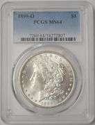 1899 O U.S Silver Morgan Dollar PCGS MS 64