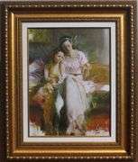 Hand signed Pino on canvas, limited edition with gallery framed