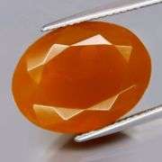 Phenomenal 7.12ct blood orange Fire Opal