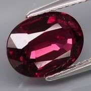 Top cherry red 3.45ct Rhodolite Garnet