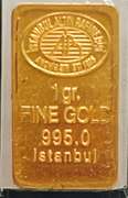 1 Gram Pure Gold Bar