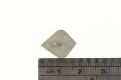 Gold Filled Western Collegiate Hockey Association Sapphire Pin/Brooch