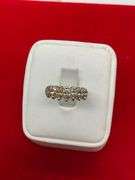 CERTIFIED 14K GOLD AND DIAMOND BAND