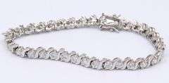 Group Lot of 4 Vintage 925 Sterling Silver Bracelets
