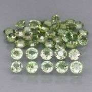 Awesome 4.95ct diamond cut GREEN Sapphire set