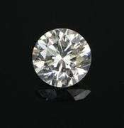 GIA 0.48 Ct Round Brilliant Cut F Color SI1 Clarity Diamond