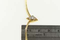 14K Yellow Gold 0.35 Ctw Diamond Sapphire Ruby Herringbone Necklace