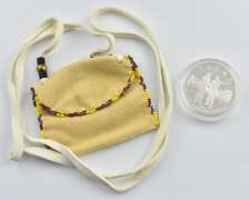 2004-P Lewis & Clark Commemorative Silver Dollar Mint Coin & Pouch COA