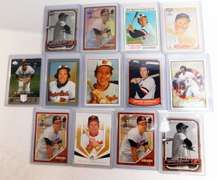 Great Lot of 13 Brooks Robinson Baseball Cards