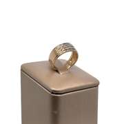 14K YELLOW GOLD VINTAGE RING WITH DIAMONDS