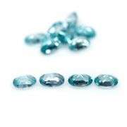 Vibrant blue! 8.61ct 11pc Cambodian Zircon set