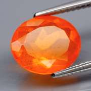 Vibrant top color 2.19ct Fanta orange Fire Opal