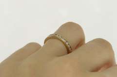 14K Yellow Gold 0.50 Ctw Classic Diamond Wedding Band Ring