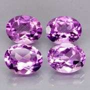 Rich 9.37ct top violet Bolivian Amethyst set