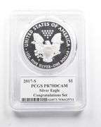 PR70DCAM 2017-S American Silver Eagle Congrat Set Premier 1st Ed. PCGS