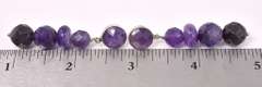 Stunning Purple Amethyst Earrings In Sterling Silver
