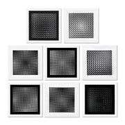 Cinetiques (Set of 8) by Vasarely (1908-1997)