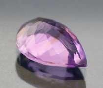 Glistening 3.06ct pear cut violet Amethyst