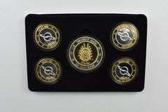 Spacequest Casino Vegas Hilton Ltd. Collector Ed. 5 Silver Round Set