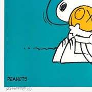 Snoopy Hugs Mr A. (Blue) by Mr. Andre