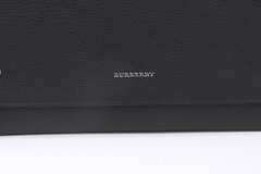 Burberry Pearson Pebbel Leather Clutch Bag