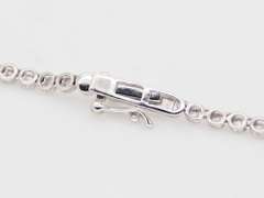 Stunning 3.06CTW Diamond Tennis Necklace