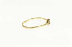 10K Yellow Gold Ruby Diamond Accent Vintage Classic Ring