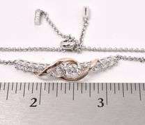 Adjustable CZ Bracelet In Sterling Silver