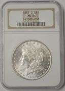 1885 O U.S Morgan Silver Dollar NGC MS 64 Old Holder