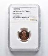 PF70 RD UCAM 1984-S Lincoln Memorial Cent Prestige NGC Rare Pedigree
