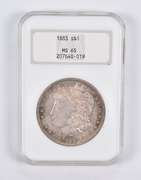 MS65 1883 Morgan Silver Dollar NGC