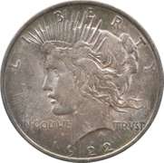 1922 Peace Silver Dollar - Nice Original Tone