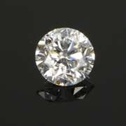 GIA 0.46 Ct Round Brilliant Cut Diamond G Color, I2 Clarity