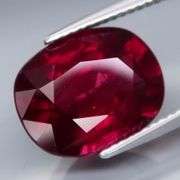 Stunning 7.45ct untreated cherry red Garnet