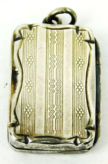 Beautiful Antique English Sterling Silver Vinaigrette