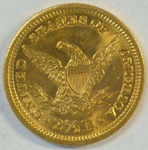 Super Choice BU 1903 US $2.50 Liberty Gold Piece. Full strike